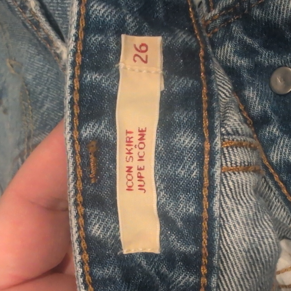 Levi's Icon Skirt Med Wash - Picture 5 of 6